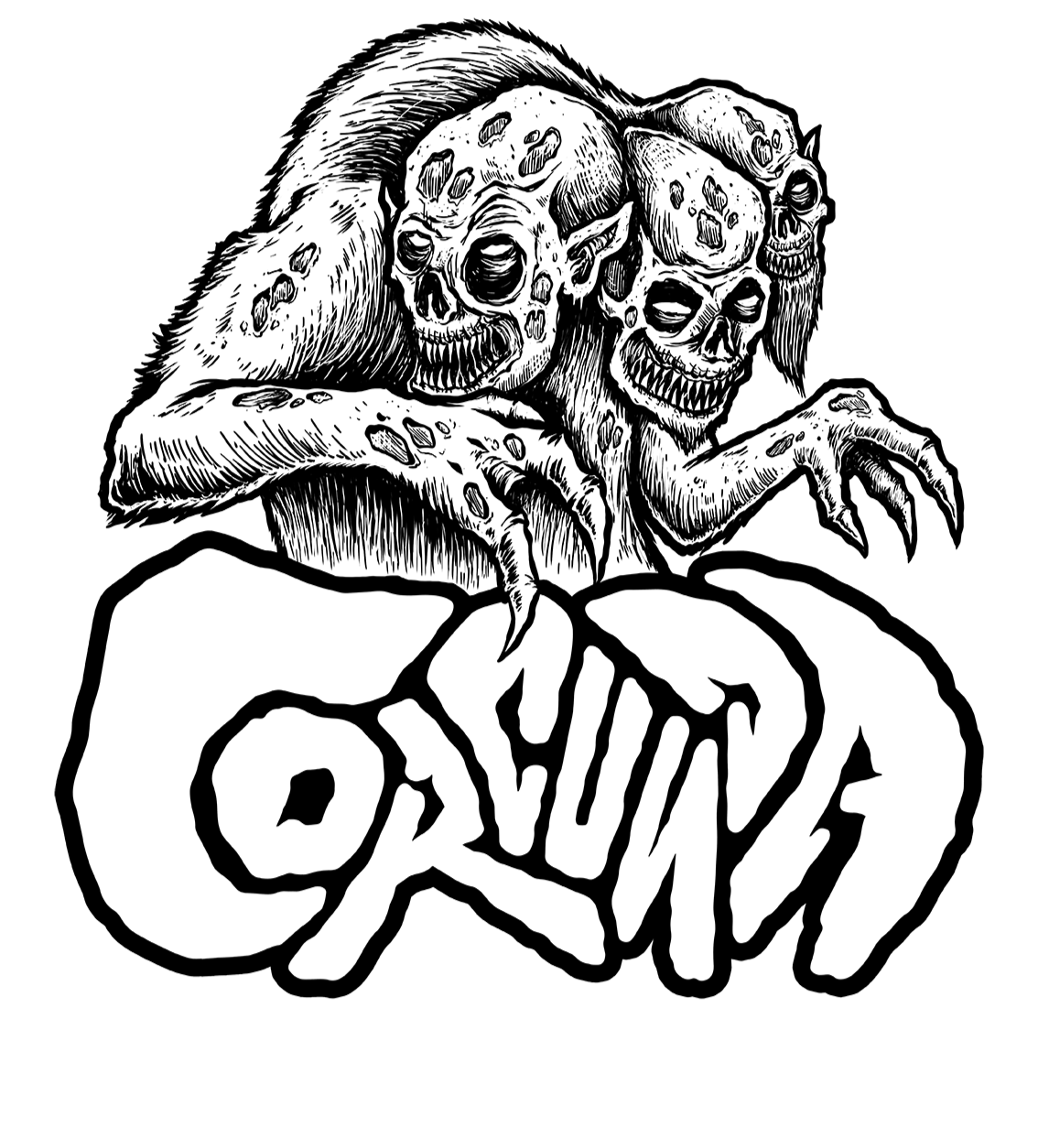 Logo of the band Corcunda