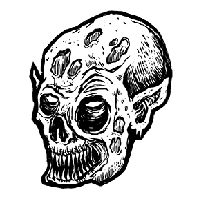 Logotype of the band Corcunda
